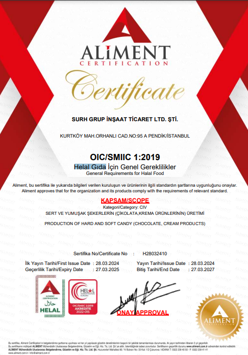 Aliment Certification 